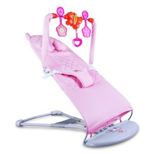 Premium Musical Bouncer Chair (Pink)